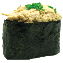 Sushi tartare thon