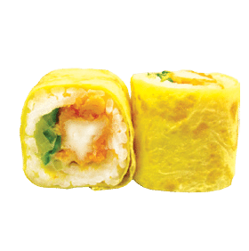 Mango Roll poulet frit concombre sauce sumo