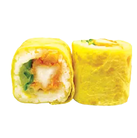 Mango Roll poulet frit concombre sauce sumo