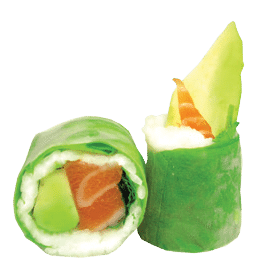 Springroll saumon avocat