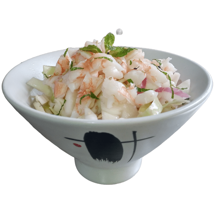 Salade de chou crevette