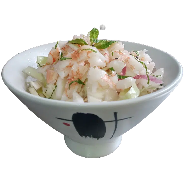 Salade de chou crevette