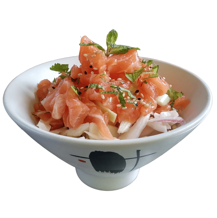Salade de chou saumon