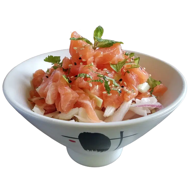 Salade de chou saumon